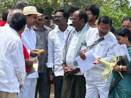 Chief Minister KCR visits Bonakal in Khammam district