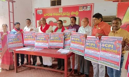CPI Criticizes Centre for Failing to Fulfill Promises Made to Telangana in Warangal