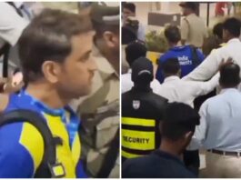 CSK Captain MS Dhoni Receives Warm Welcome from Fans in Ahmedabad