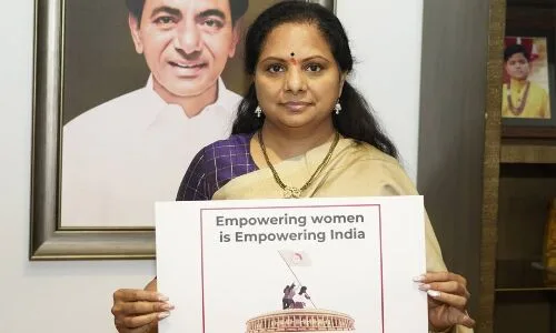 Kavitha Reveals Poster for Women's Quota Bill: An Overview of the Event