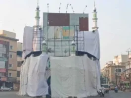 Mosques and Dargahs in Hyderabad Adorned for Rama Navami Shoba Yatra