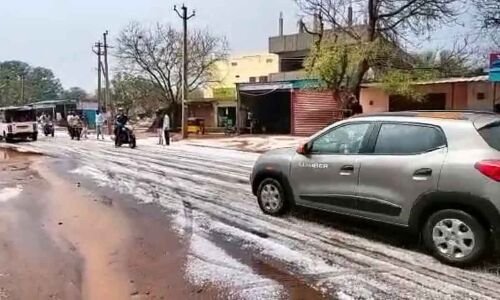 Multiple regions in Telangana hit by hailstorms