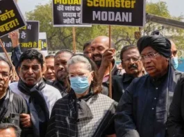 TMC, BRS, and SP Participate in Protest Called 'Black Monday' at Parliament