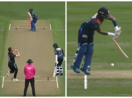 Adam Milne's Delivery Shatters Pathum Nissanka's Bat in NZ vs SL 2nd T20I - Watch the Viral Video of the Incident.