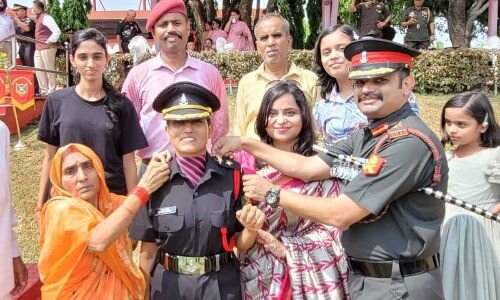 Army Officer's wife of Galwan hero gets posted to Eastern Ladakh