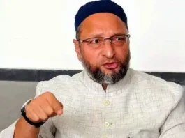 Asaduddin Owaisi Displays his Bar-at-Law Degree in Hyderabad