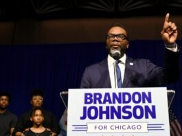 Brandon Johnson, supported by the Chicago Teachers Union, emerges victorious in mayoral election, beating out Paul Vallas.