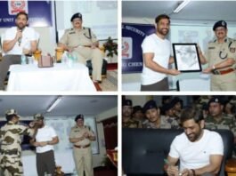 CISF Unit ASG Chennai Hosts Interactive Session with MS Dhoni, Who Plants Mango Tree Named ‘DHONI’