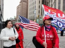 Ex-President Arrives in NYC: Journalists and Police Outnumber Trump Supporters