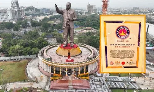 Hyderabad's Dr Ambedkar statue enters Book of World Records