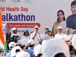 Mansukh Mandaviya Leads 'Health for All' Walkathon Initiative