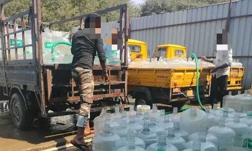 Mineral Water Cans in Twin Cities Sold Out as Temperature Increases in Hyderabad