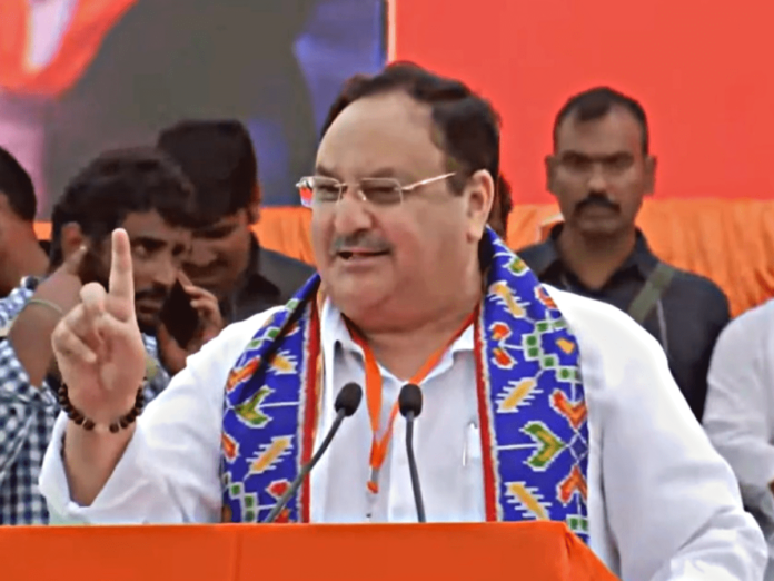 Nadda claims that the Telangana government is identified by corruption