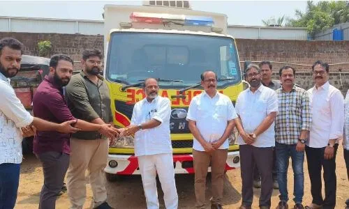 New Medical College in Khammam Receives Ambulance Donation from VVC & VVR Trust