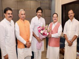 Pawan Kalyan Affirms Shared Agenda between BJP and JSP in Andhra Pradesh during Meeting with JP Nadda