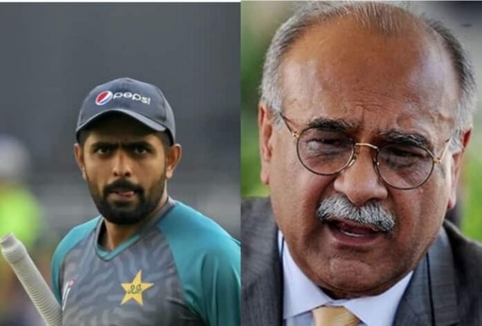 PCB Chairman Najam Sethi Defends Pakistan Captain Babar Azam Amid Criticism, Advocating for Support