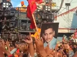 PDSU expresses disapproval of Godse's image in Sri Rama Navami Shobha Yatra held in Hyderabad