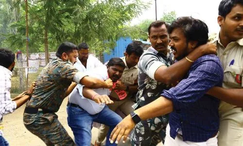 Police Prevents Conflict at Kakatiya University in Warangal and Detains BRSV Activists