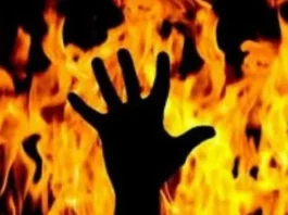 Possible rewritten title: Attapur woman allegedly set on fire with petrol by husband in Hyderabad