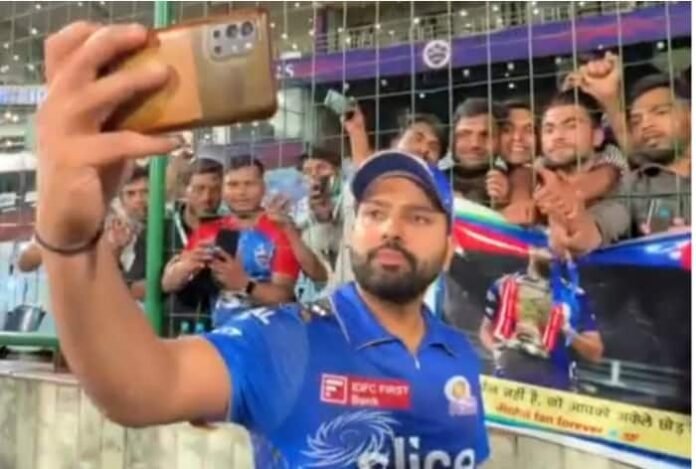 Rohit Sharma Celebrates Mumbai Indians' First Win with Fans in IPL 2023 - Video Included