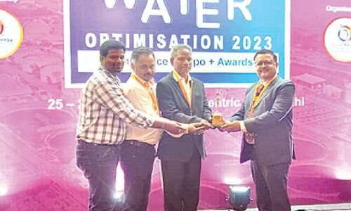 Singareni Thermal Plant in Kothagudem receives award