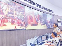 Stephen Ravindra, Cyberabad CP, oversees PSIOC rallies with his supervision