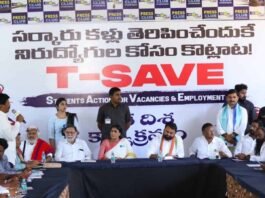 T-SAVE to hold hunger strike on April 17 in Telangana to raise awareness about environmental conservation