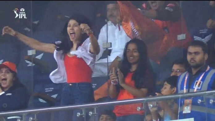 Viral Video of Kavya Maran's 'Jump in Joy' Pics During LSG vs SRH IPL 2023 Match: Watch Here