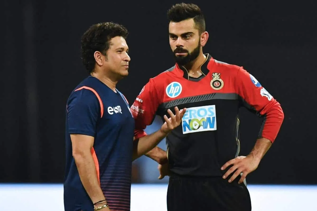Virat Kohli Acknowledges Sachin Tendulkar's Influence During IPL 2023 in Response to Comparison, Describing him as a 'Source of Inspiration' from his time at MI