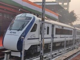 Visakhapatnam's Vande Bharat Express faces attack again, resulting in delayed departure