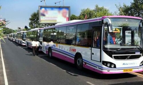 With soaring temperatures, travelers demand increased RTC buses with air conditioning in Hyderabad.