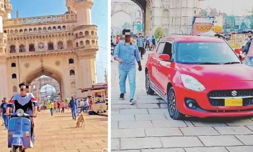 Charminar attracts a frenzy of digital content creators in Hyderabad
