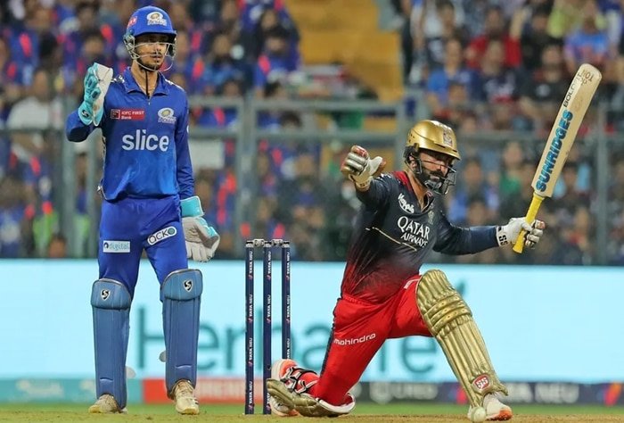 During IPL 2023 Match, RCB Coach Sanjay Bangar Reports Dinesh Karthik's Illness and Vomiting.