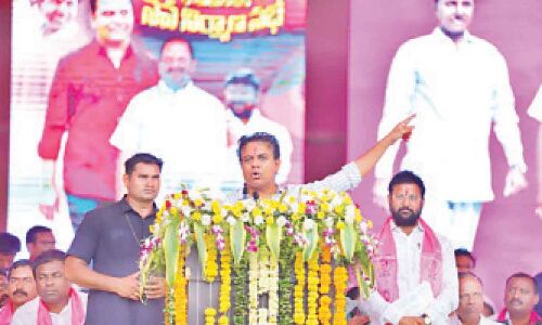 KT Rama Rao claims Narendra Modi has become Adani's spokesperson in Peddapalli