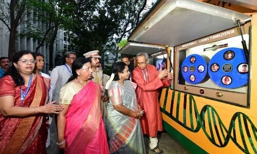Mobile Science Exhibition, Gene-Health Connect, Launched in Hyderabad