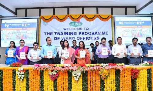 Training Programme for Ward Officers Inaugurated by GHMC Mayor in Hyderabad