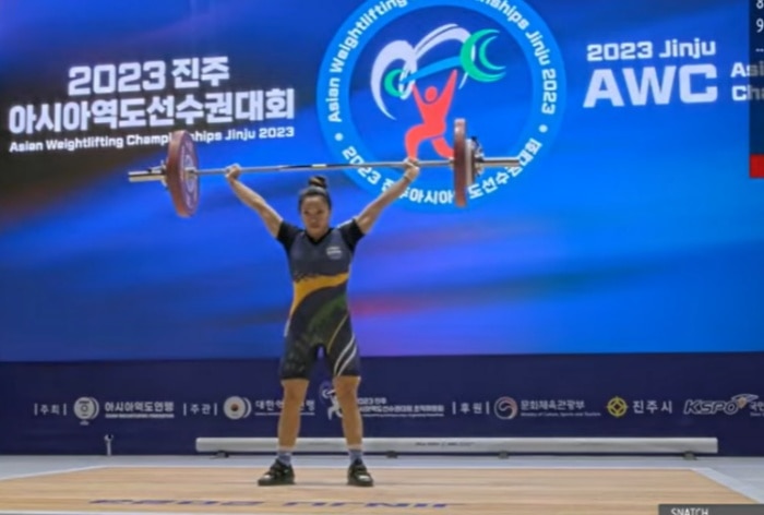 With Only Two Successful Lifts, Saikhom Mirabai Chanu Places Sixth in Asian Championship.