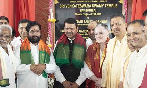 CM Eknath Shinde: "Venkateswara Temple fulfills the dreams of Maharashtra's people"