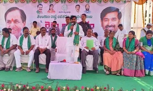 G Jagadish Reddy states that CM K Chandrasekhar Rao's policies have increased the cultivated land in Suryapet.