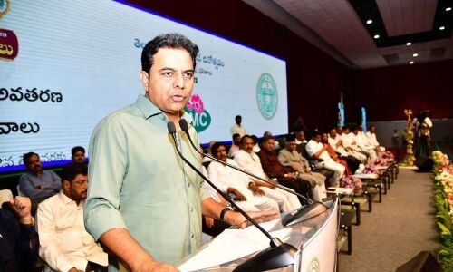 GHMC Ward Level Officers engage in interactive session with KTR