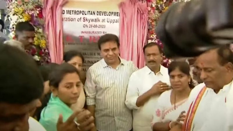 Minister KTR inaugurates Skivaak Tower in Uppal