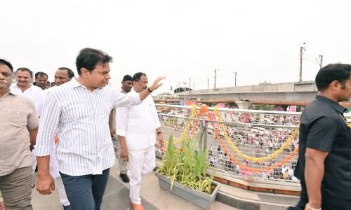 Public access to Hyderabad's initial skywalk in Uppal inaugurated
