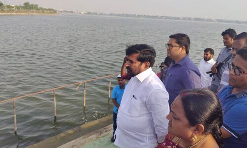 Saddula Pond in Suryapet to receive a mini cruise boat and fiber jet.