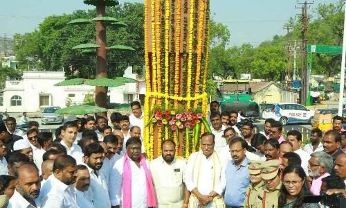 Telangana Formation Day celebrated with joyous festivities in Nalgonda