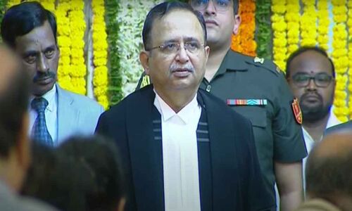 Alok Aradhe takes oath as Chief Justice of Telangana High Court