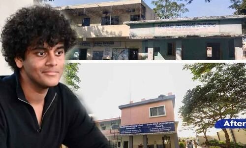 Himanshu transforms government school with Rs 1 crore investment.