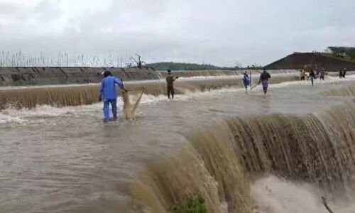 Karimnagar experiences heavy rainfall, water projects reach maximum capacity