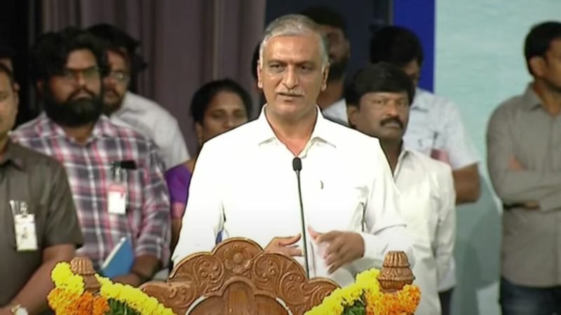 Minister Harish Rao announces highest salary hikes for Telangana residents