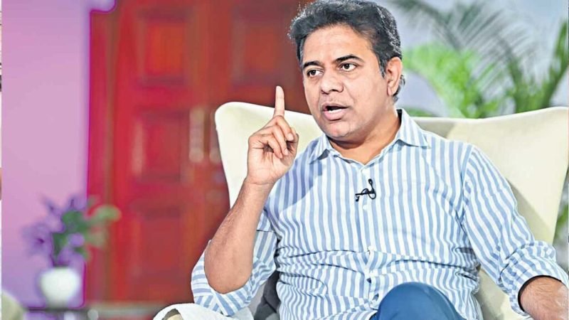 Minister KTR: "Our party is not a B team for BJP or C team for Congress, but a team that will tackle you head-on": Minister KTR