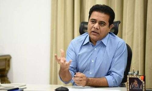 BRS welcomes ZPTC Uppala in the presence of KTR